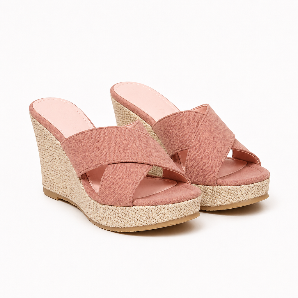 Gaia | Women's Cross Strap Wedge Sandals Summer Style