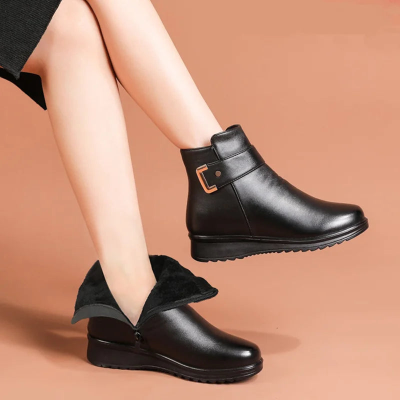Rosalyn | Women's Waterproof Boots - Cushioned Rubber Sole Ankle Boots