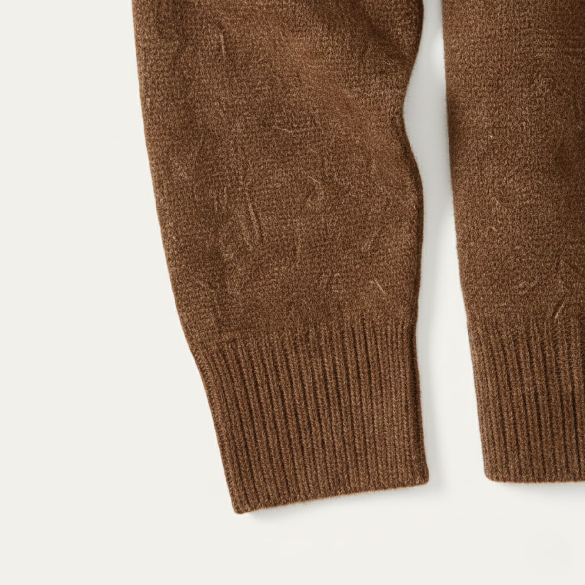 Solomon | Men's Cashmere-Feel Polo Jumper - Ribbed Knit Smart-Casual Sweater