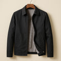 Mortimer | Men's Harrington Jacket - Zip-Up Checked Lining Casual Coat