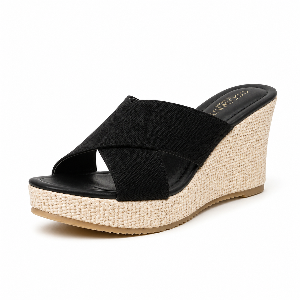 Gaia | Women's Cross Strap Wedge Sandals Summer Style