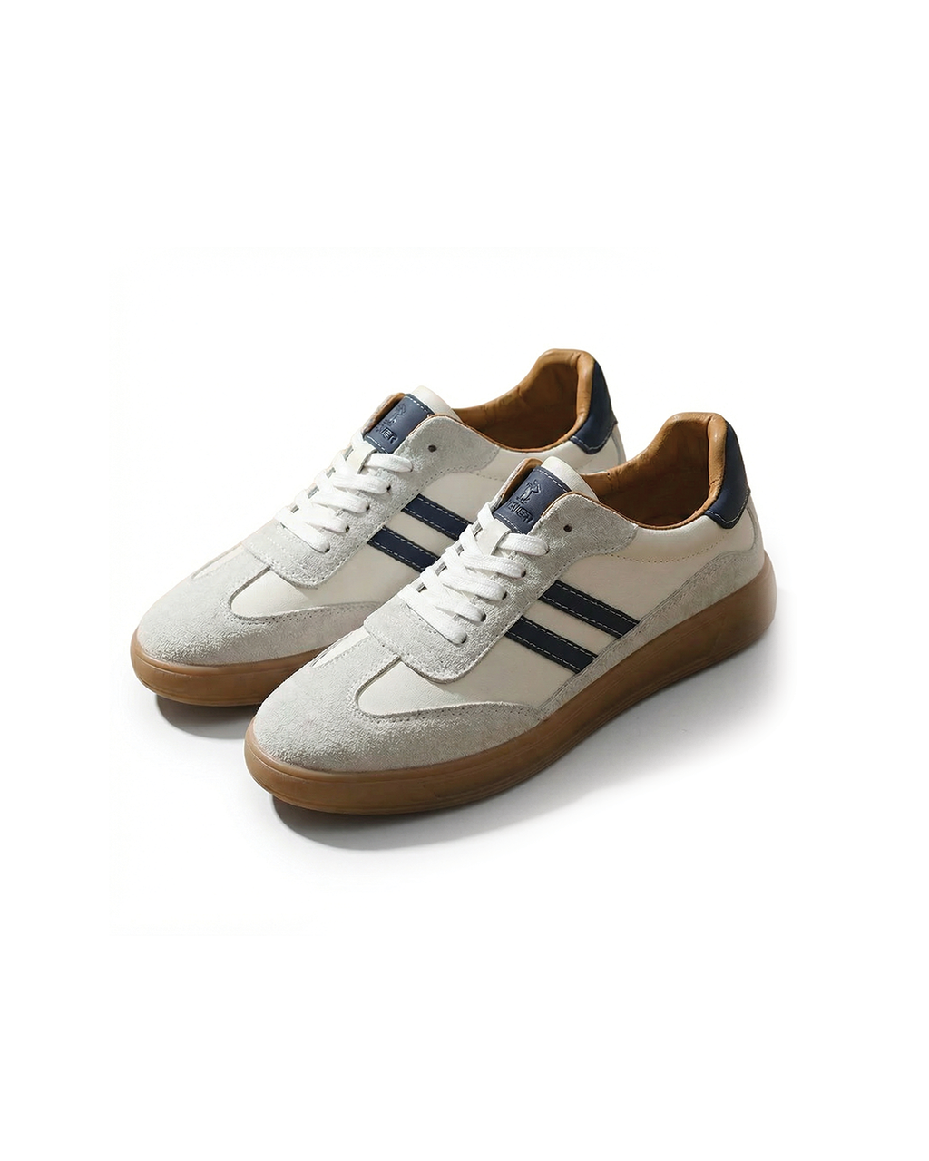 Mason | Men's Suede and Mesh Trainers – Gum-Sole Everyday Sneakers