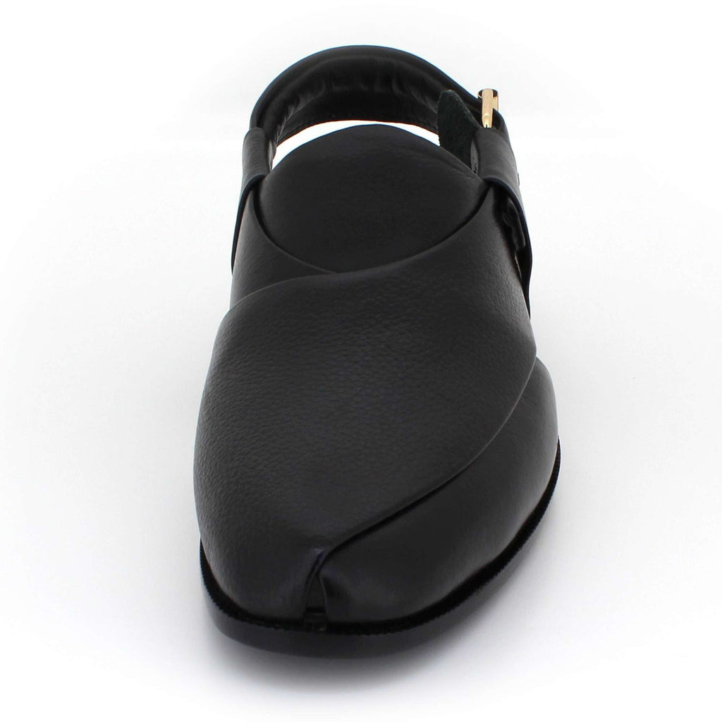 Gordon | Men's synthetic leather Peshawari Sandals - Adjustable Buckle Strap Ethnic Sandals