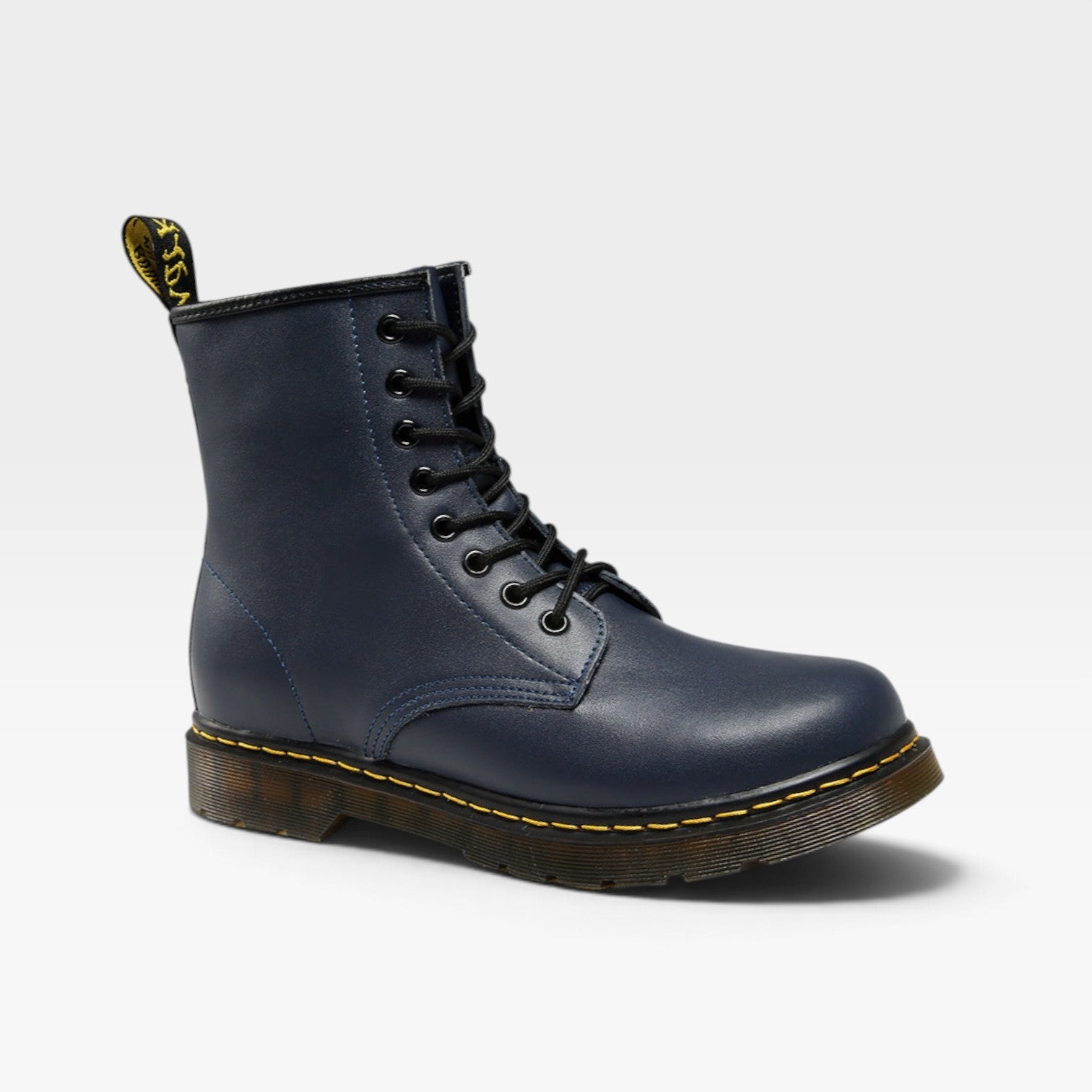 Tamsin | Women's synthetic leather Combat Boots - Lace-Up Ankle Boots