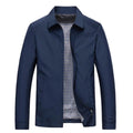 Norton | Men's Collared Zip-Up Harrington Jacket - Checked Lining Casual Jacket