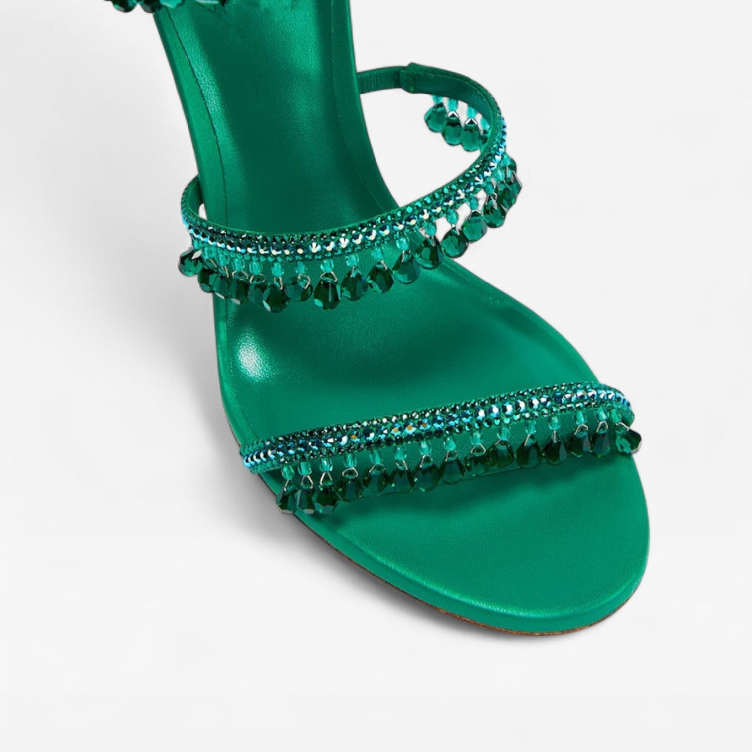 Anouk | Women's Crystal Strappy Heels – Elegant Evening Sandals