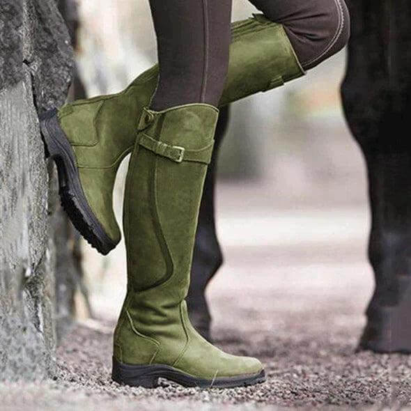 Winifred | Women's Waterproof Knee-High Riding Boots - Insulated Winter Boots