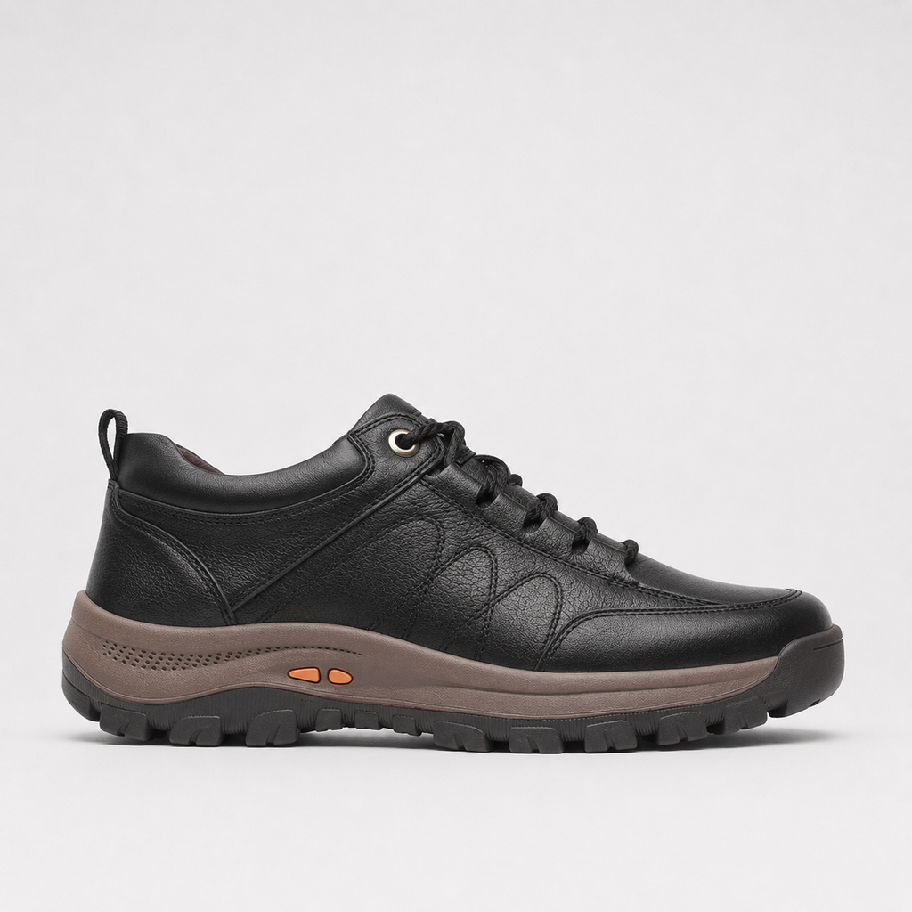 William | Men's Outdoor Walking Shoes Rugged-Grip Lace-Up Shoes