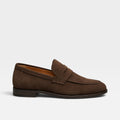 Angus | Men's Suede Penny Loafers - Smart Casual Slip-On Shoes