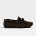 Lawson | Men's faux suede Driving Loafers - Slip-On Moccasins with Apron Stitching