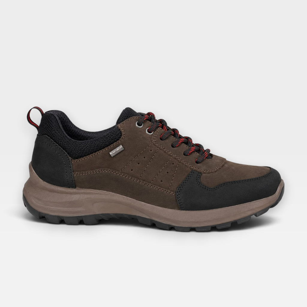 Emrys | Waterproof Nubuck Trail Shoes - Lightweight Lace-Up Hiking Shoes