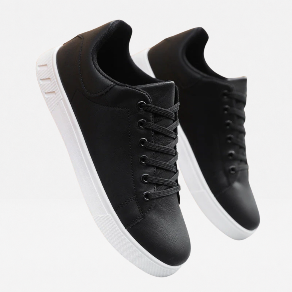 Jack | Men's Casual Lace-Up Street Sneakers – Clean Everyday Trainers