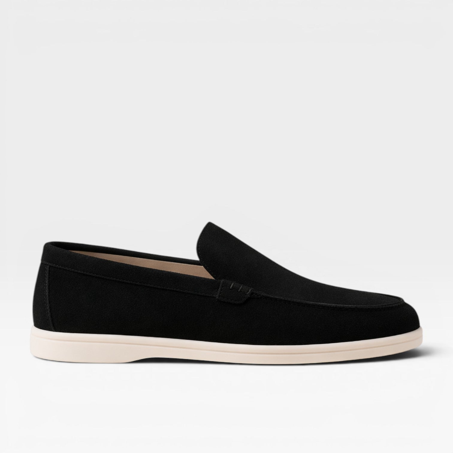 Reuben | Men's Suede-Look Loafers - Classic Slip-On Smart-Casual Shoes