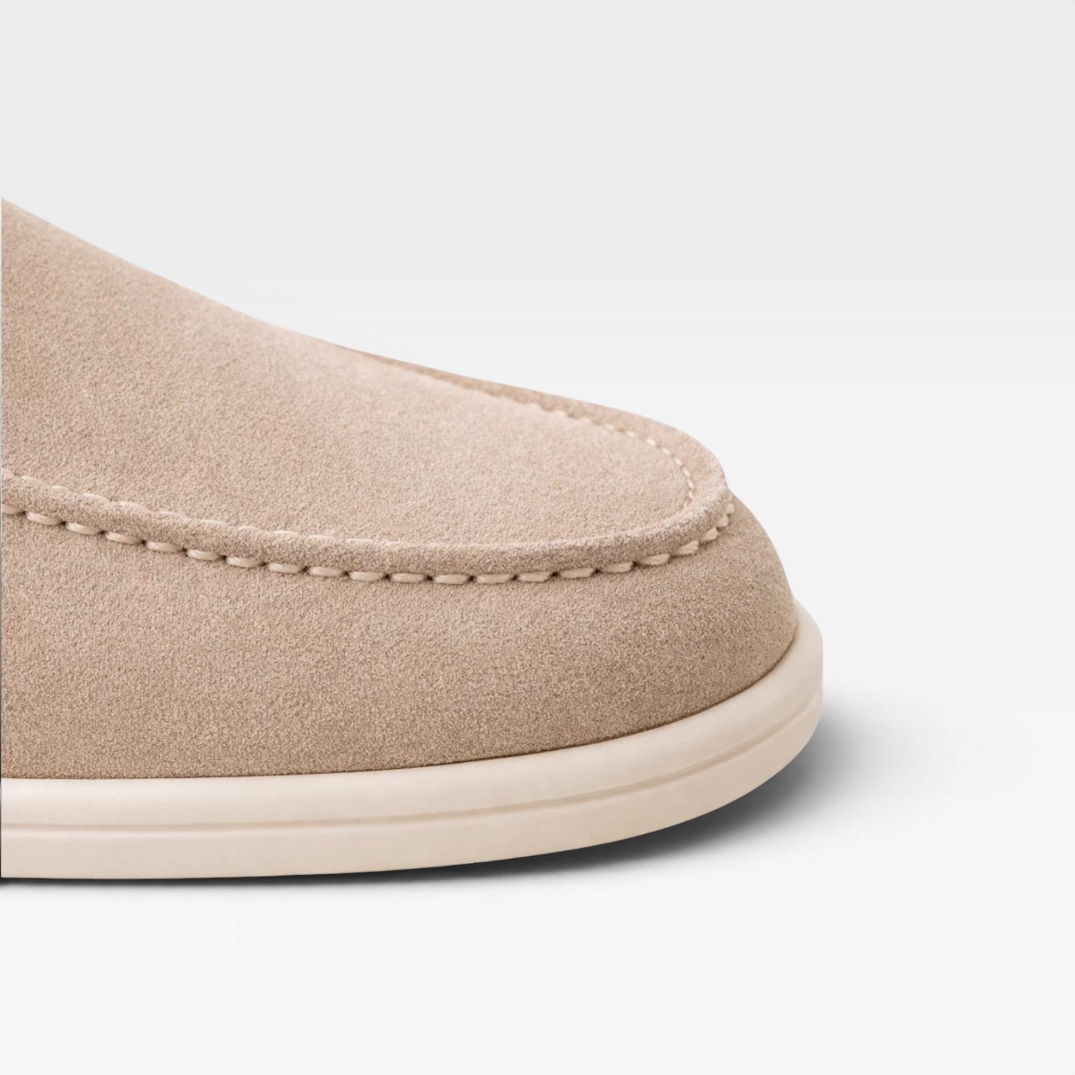 Reuben | Men's Suede-Look Loafers - Classic Slip-On Smart-Casual Shoes