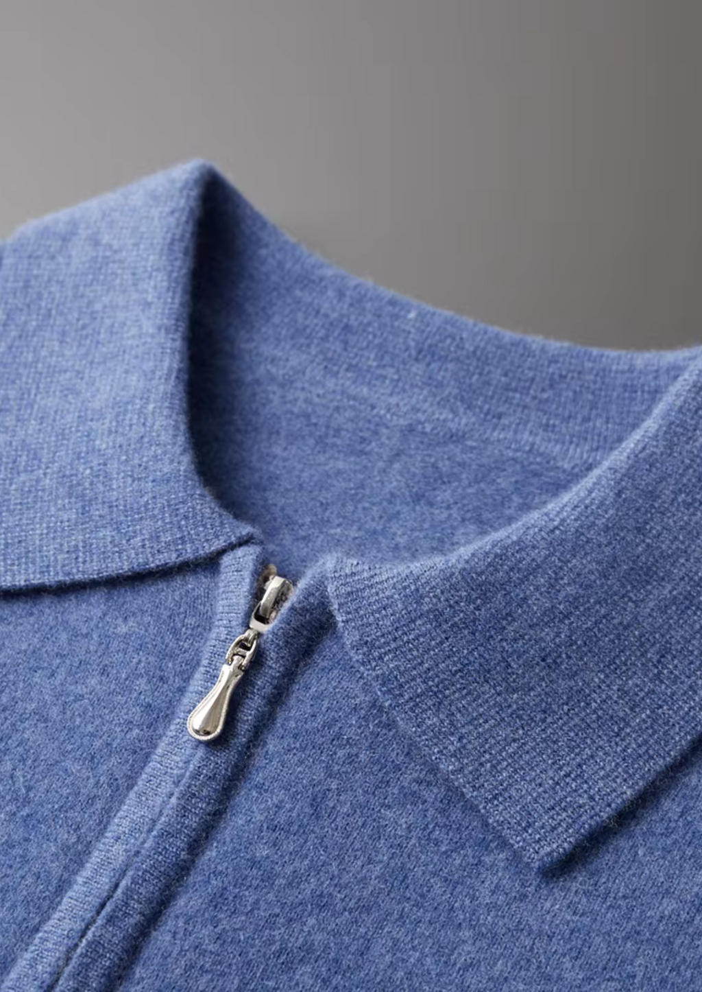 Winslow | Wool-Feel Half-Zip Polo Shirt - Knitted Smart-Casual Top
