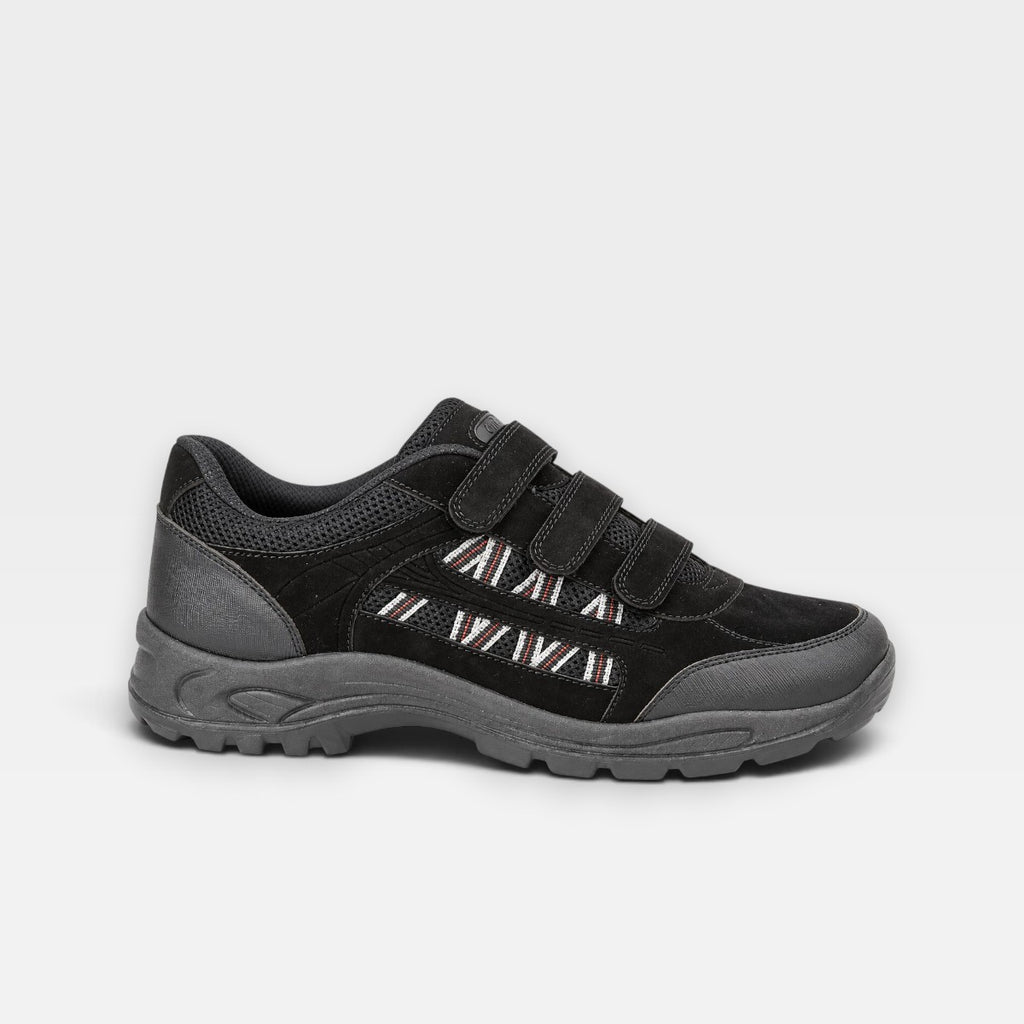 Gareth | Men's Textile Trek and Trail Shoes - Touch-Fasten Hiking Shoes