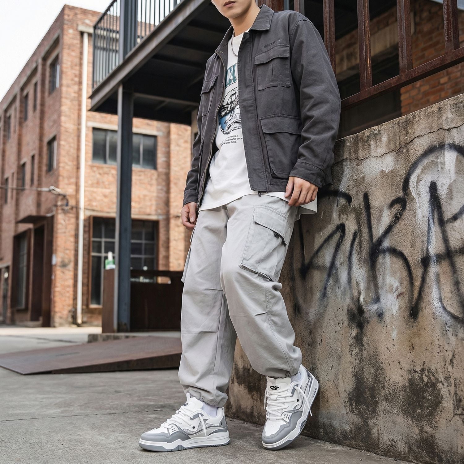 Leo | Men's Chunky Trainers – Thick-Sole Casual Sneakers