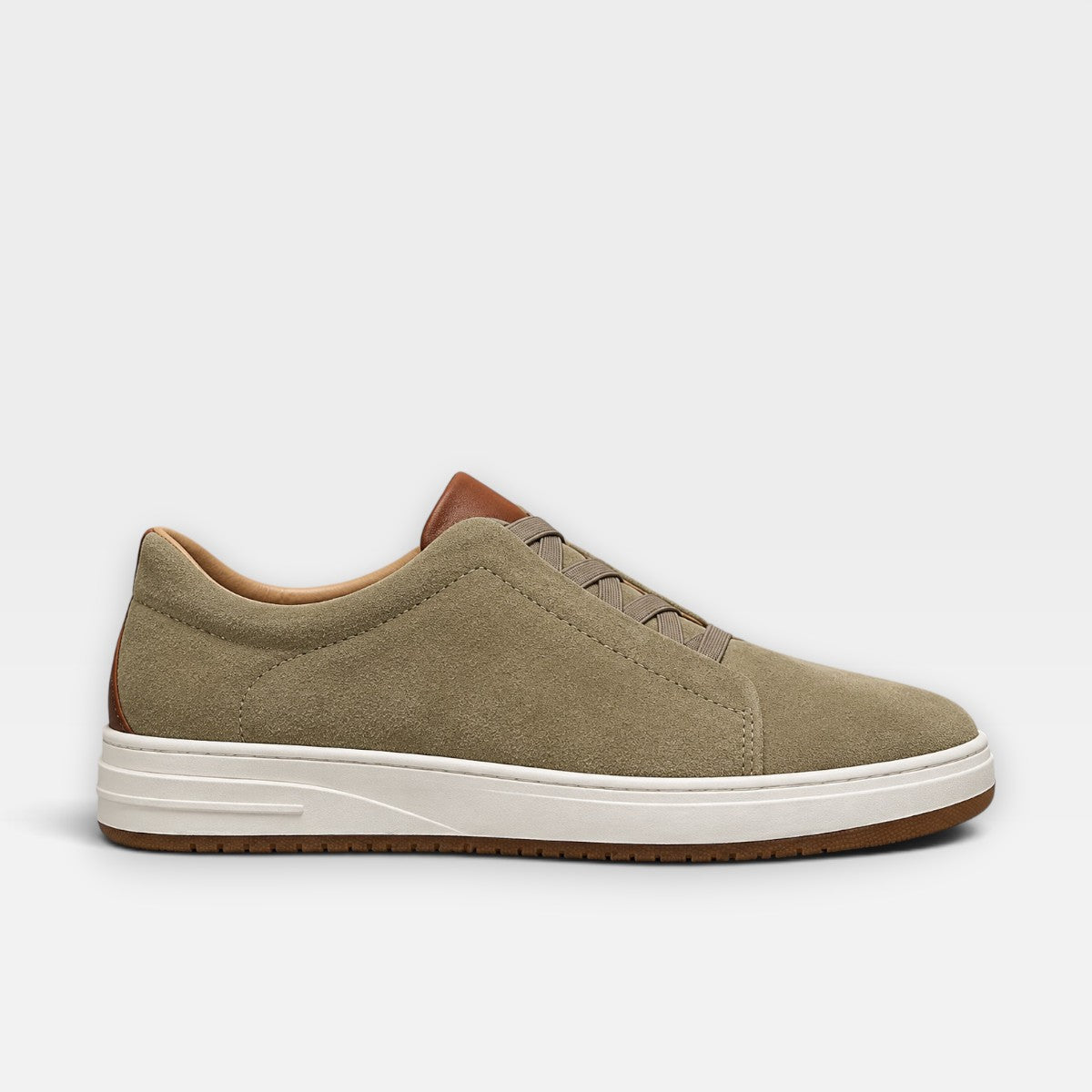 Lachlan | Men's Suede-Look Platform Trainers - Cushioned Casual Sneakers