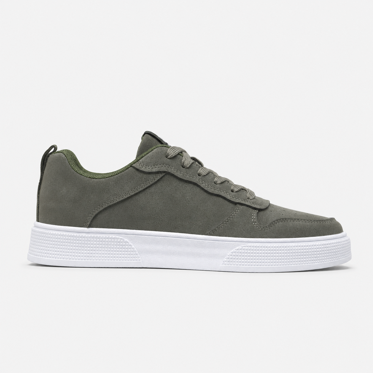 Carrington | Men's Suede-Look Court Trainers – Cushioned Lace-Up Sneakers