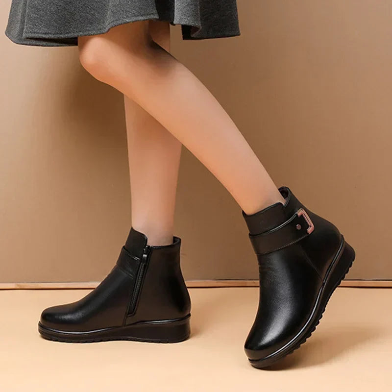 Rosalyn | Women's Waterproof Boots - Cushioned Rubber Sole Ankle Boots
