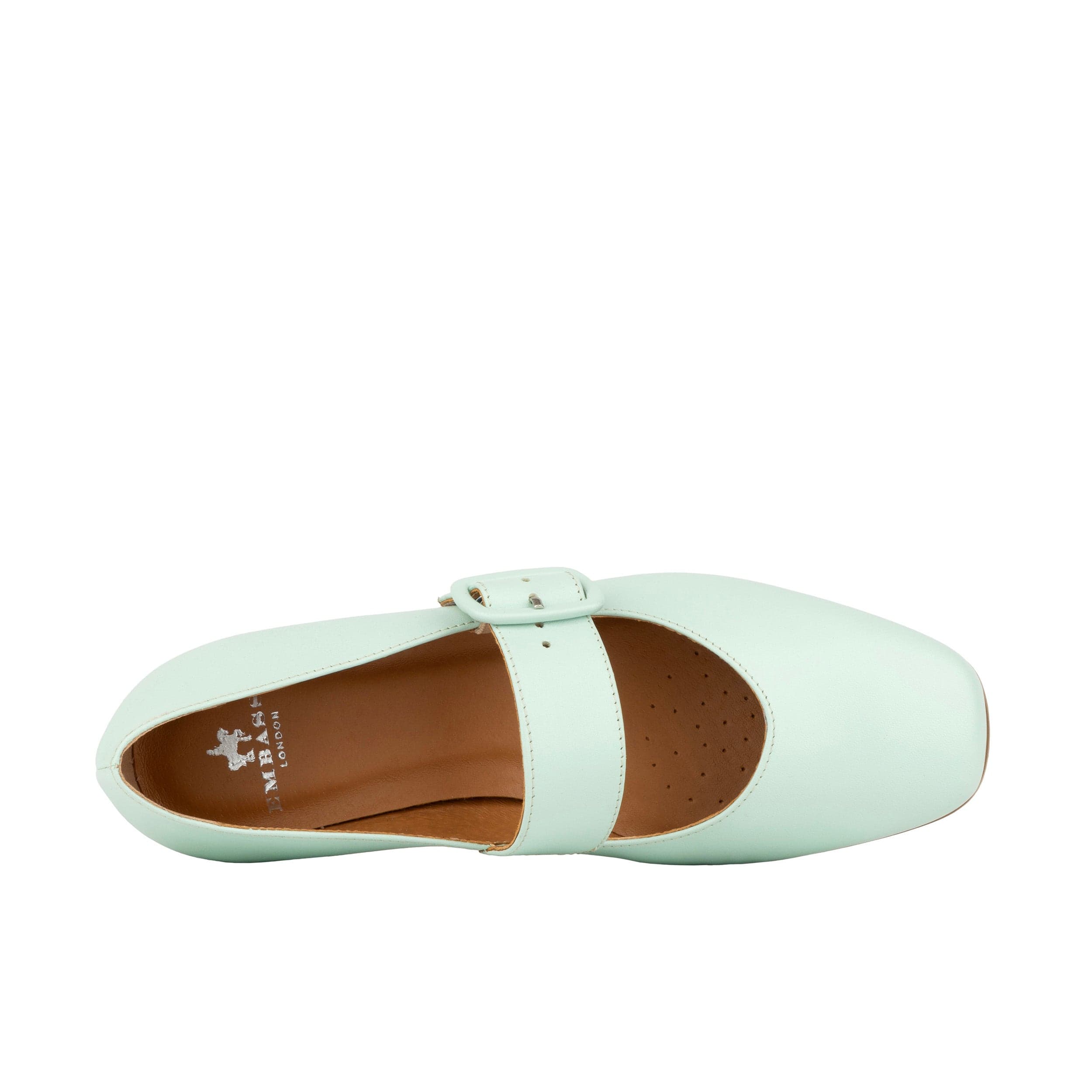 Beatrice | Women's faux leather Mary-Jane Heels - Square Toe Block Heel Shoes