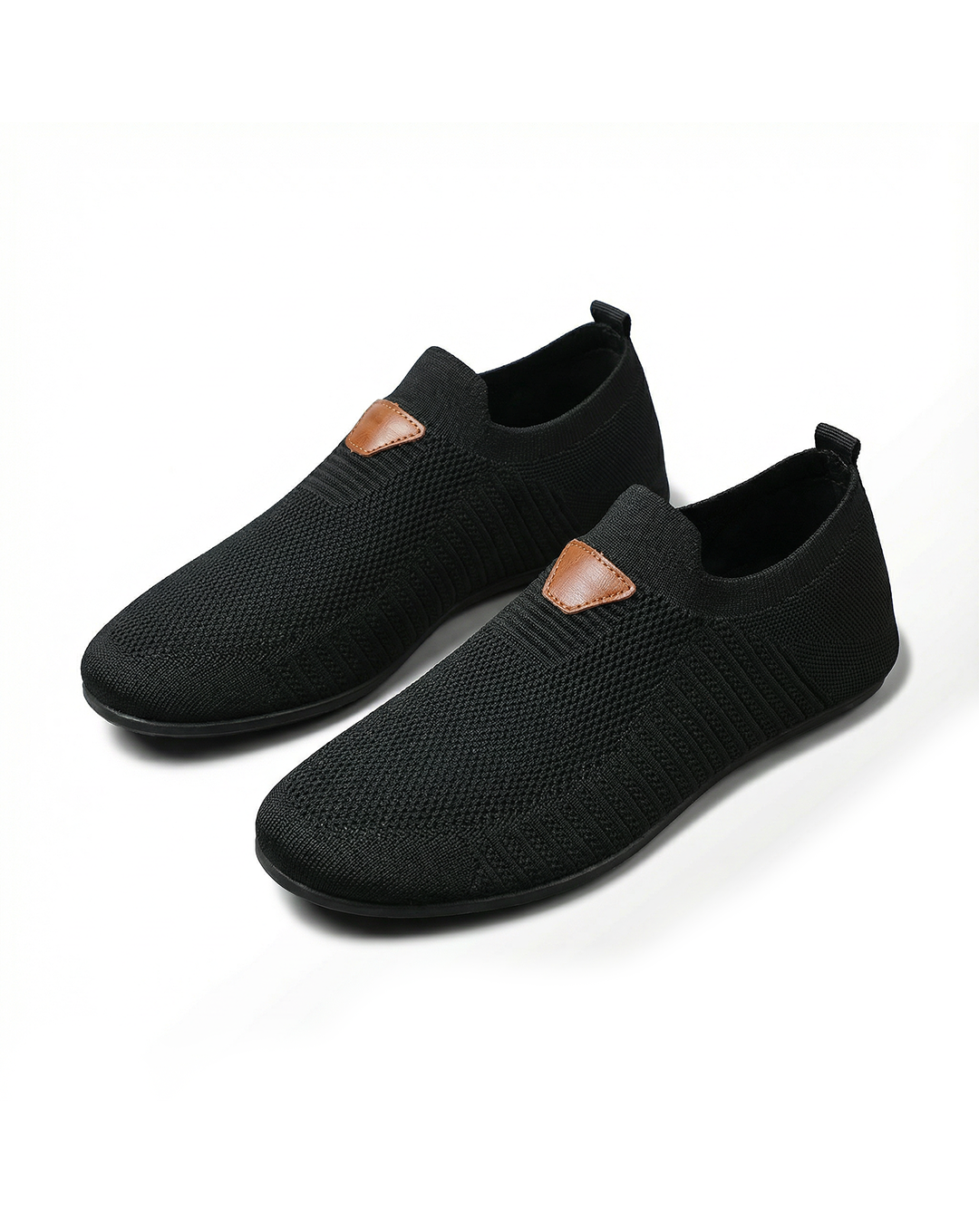 Rupert | Men's Knit Slip-On Trainers - Breathable Everyday Sneakers