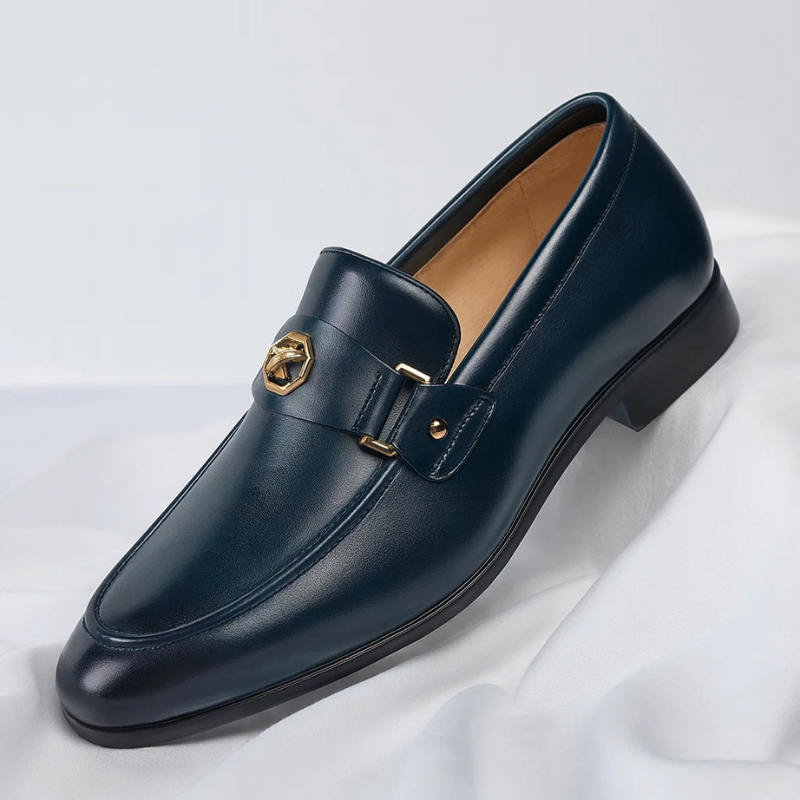 Edgar | Men's Italian faux leather Loafers - Classic Smart-Casual Slip-On Shoes
