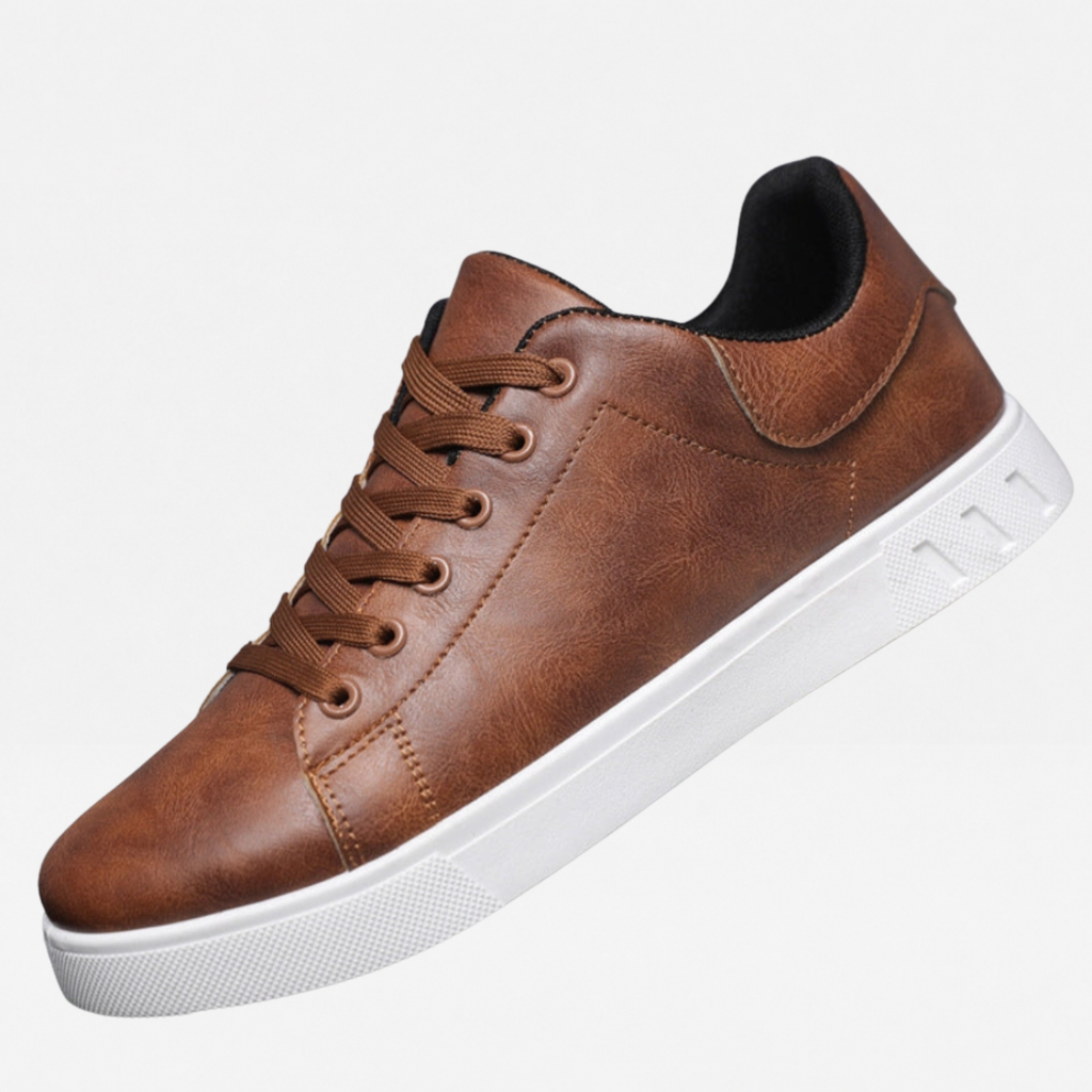 Jack | Men's Casual Lace-Up Street Sneakers – Clean Everyday Trainers