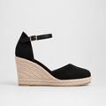 Rosalie | Women's Closed-Toe Wedge Sandals – Ankle-Strap Espadrille Shoes