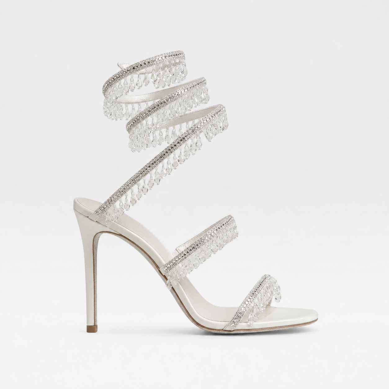 Anouk | Women's Crystal Strappy Heels – Elegant Evening Sandals