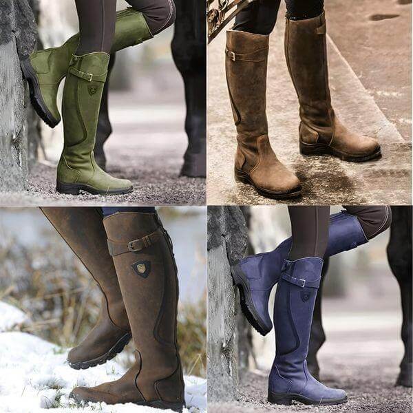 Winifred | Women's Waterproof Knee-High Riding Boots - Insulated Winter Boots