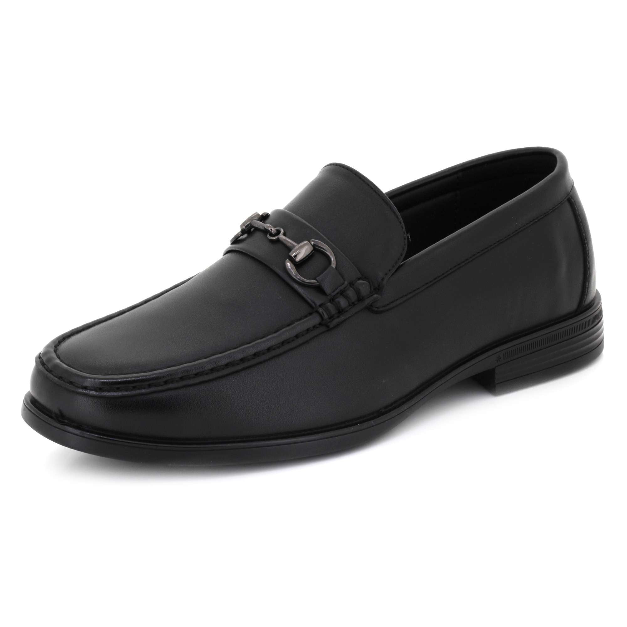 Winston | Men's Leather-Look Horsebit Loafers - Smart Casual Slip-On Shoes