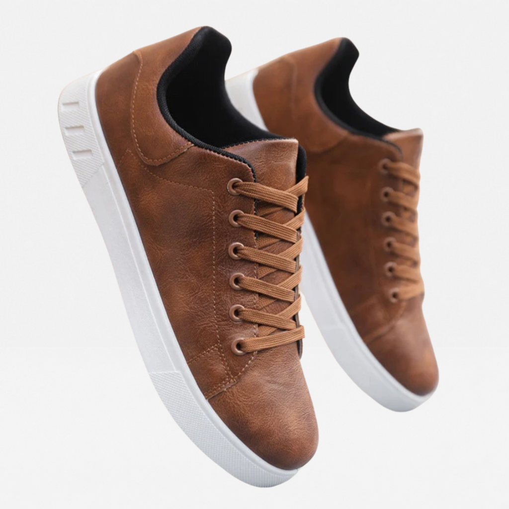 Jack | Men's Casual Lace-Up Street Sneakers – Clean Everyday Trainers