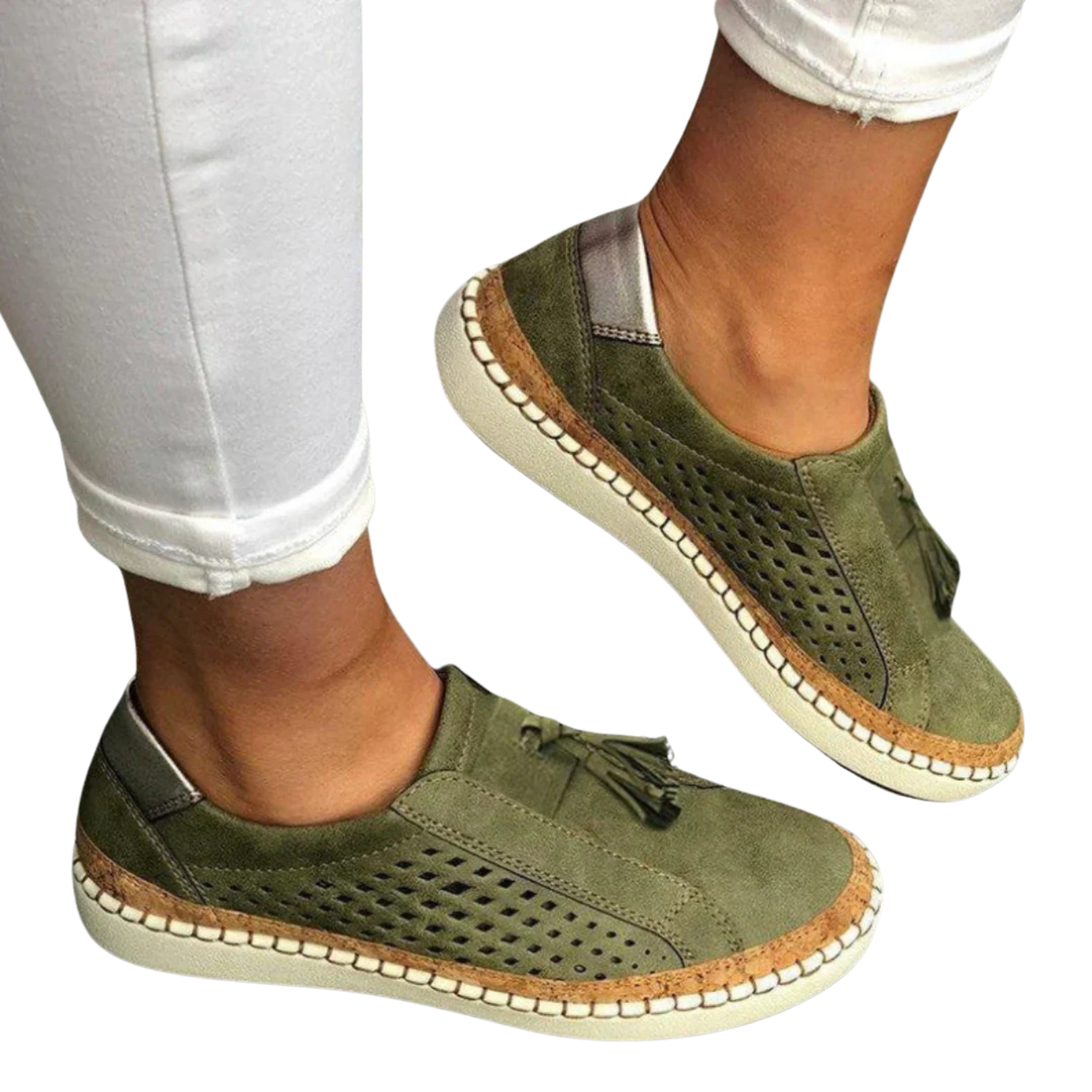 Isla | Women's Slip-On Trainers - Cushioned Everyday Walking Shoes