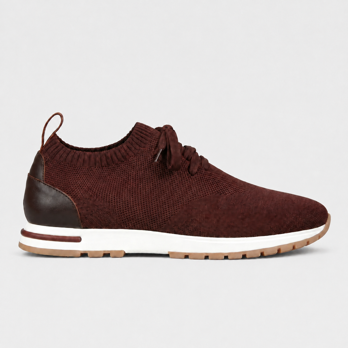 Mayfair | Men's Knit Sock Trainers – Lace-Up Smart-Casual Sneakers