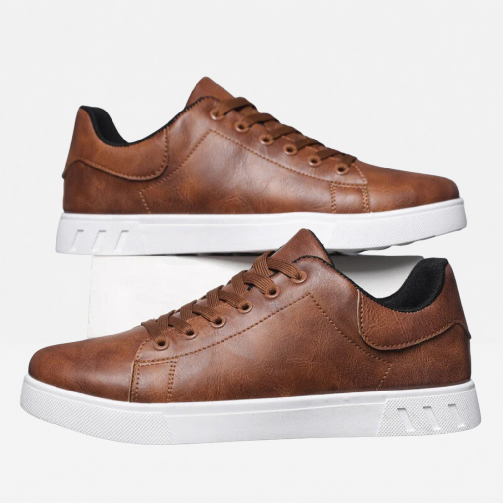 Jack | Men's Casual Lace-Up Street Sneakers – Clean Everyday Trainers