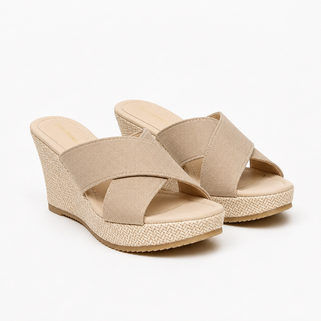 Gaia | Women's Cross Strap Wedge Sandals Summer Style