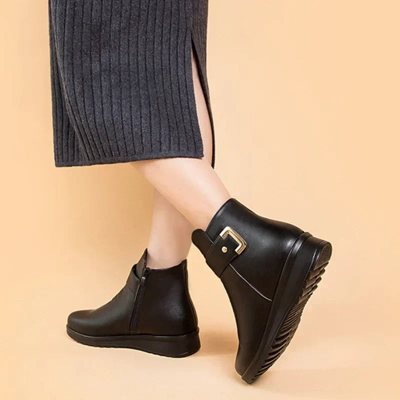 Rosalyn | Women's Waterproof Boots - Cushioned Rubber Sole Ankle Boots
