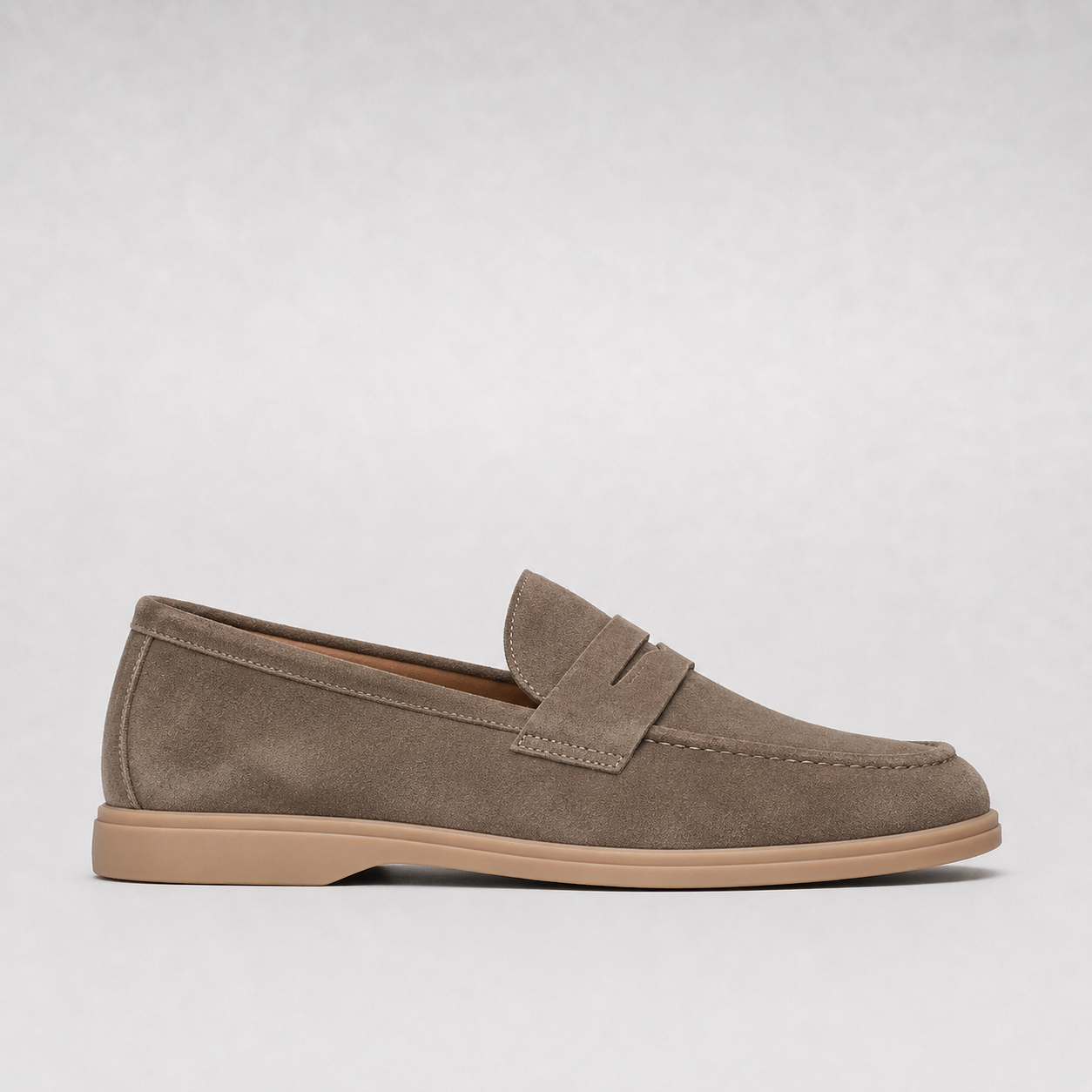 Montviro | Men's Suede-Look Loafers – Slip-On Casual Shoes