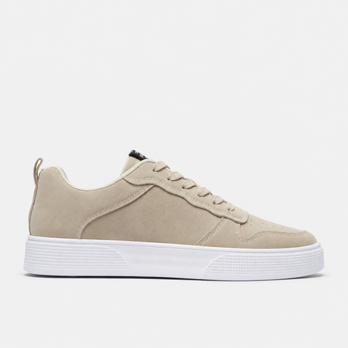 Carrington | Men's Suede-Look Court Trainers – Cushioned Lace-Up Sneakers