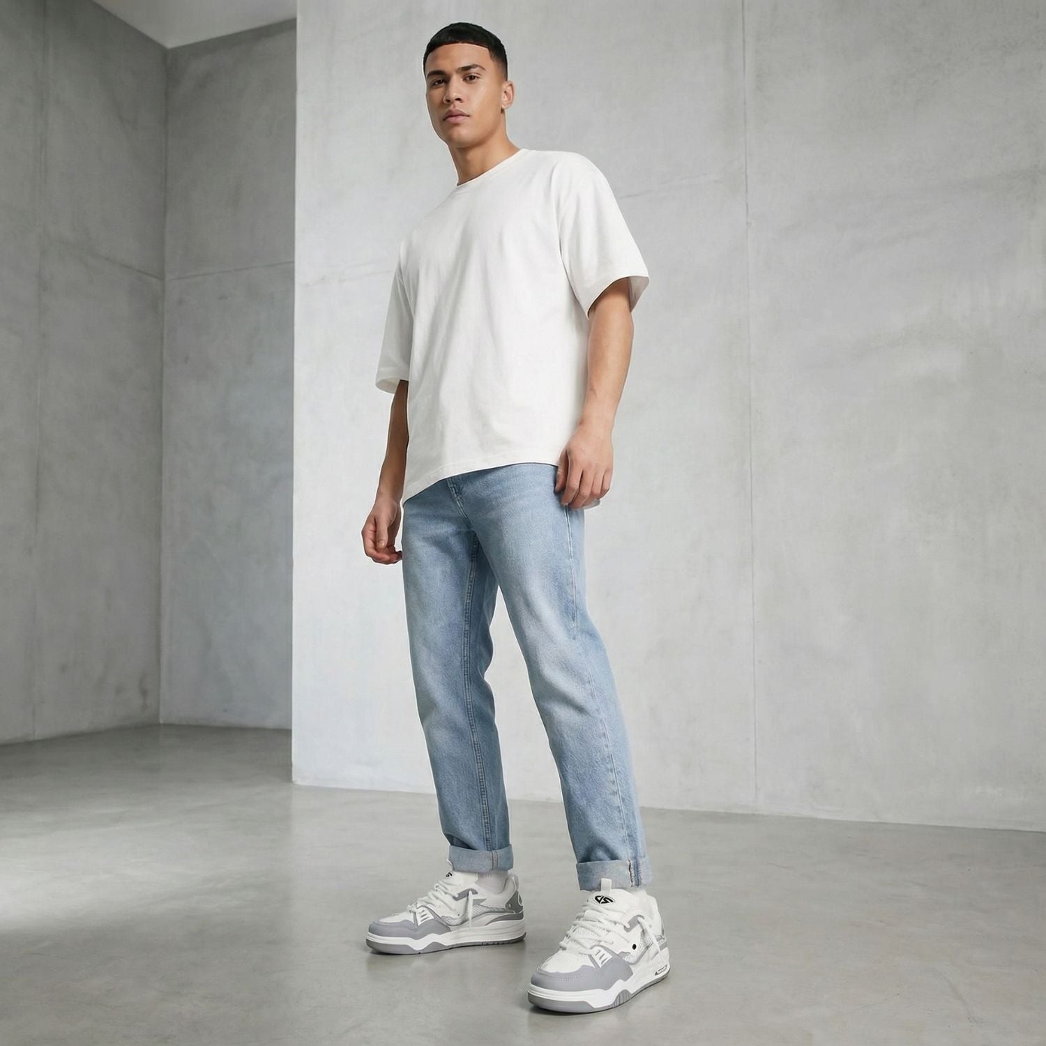 Leo | Men's Chunky Trainers – Thick-Sole Casual Sneakers
