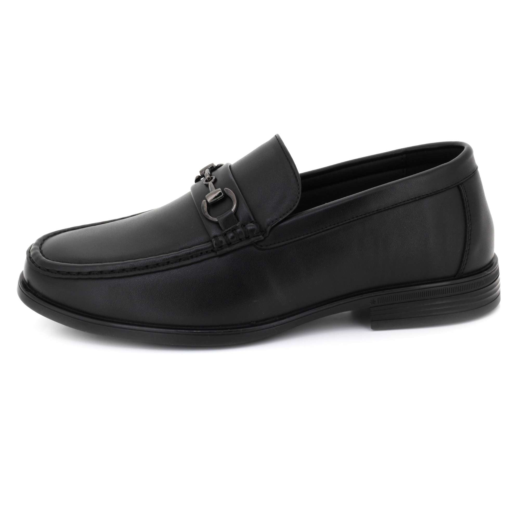 Winston | Men's Leather-Look Horsebit Loafers - Smart Casual Slip-On Shoes