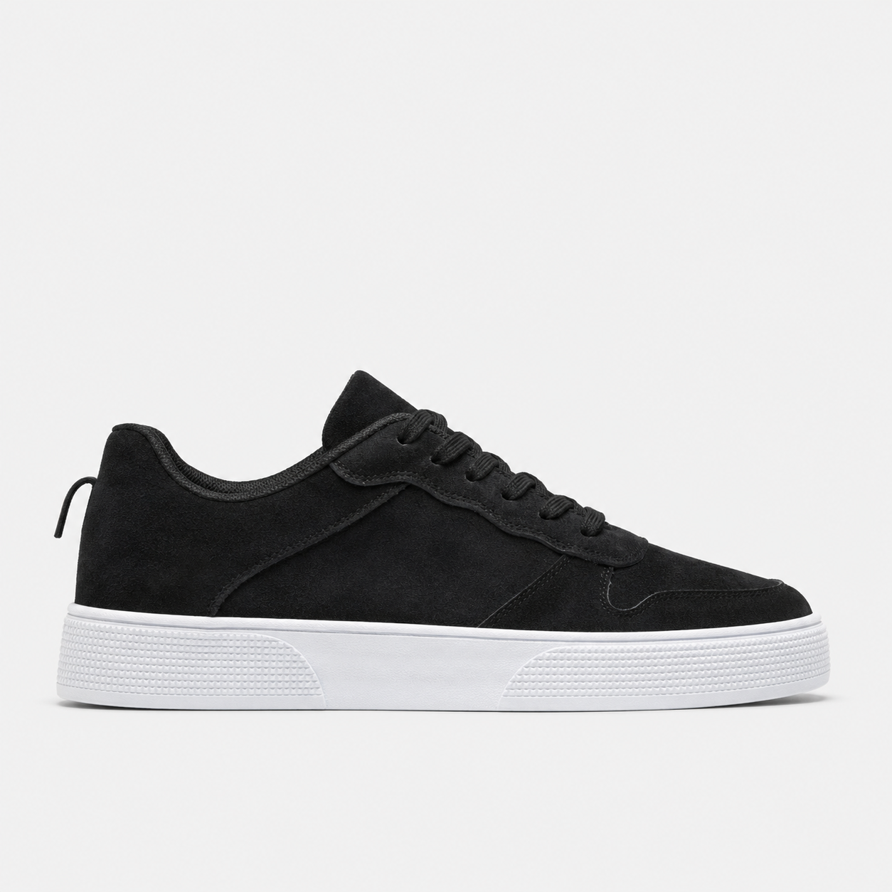 Carrington | Men's Suede-Look Court Trainers – Cushioned Lace-Up Sneakers