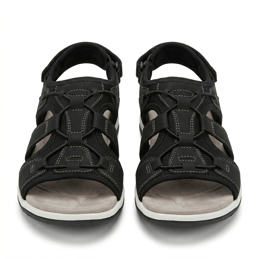 Bridget | Women's Adjustable Strap Walking Sandals - Cushioned Comfort Sandals