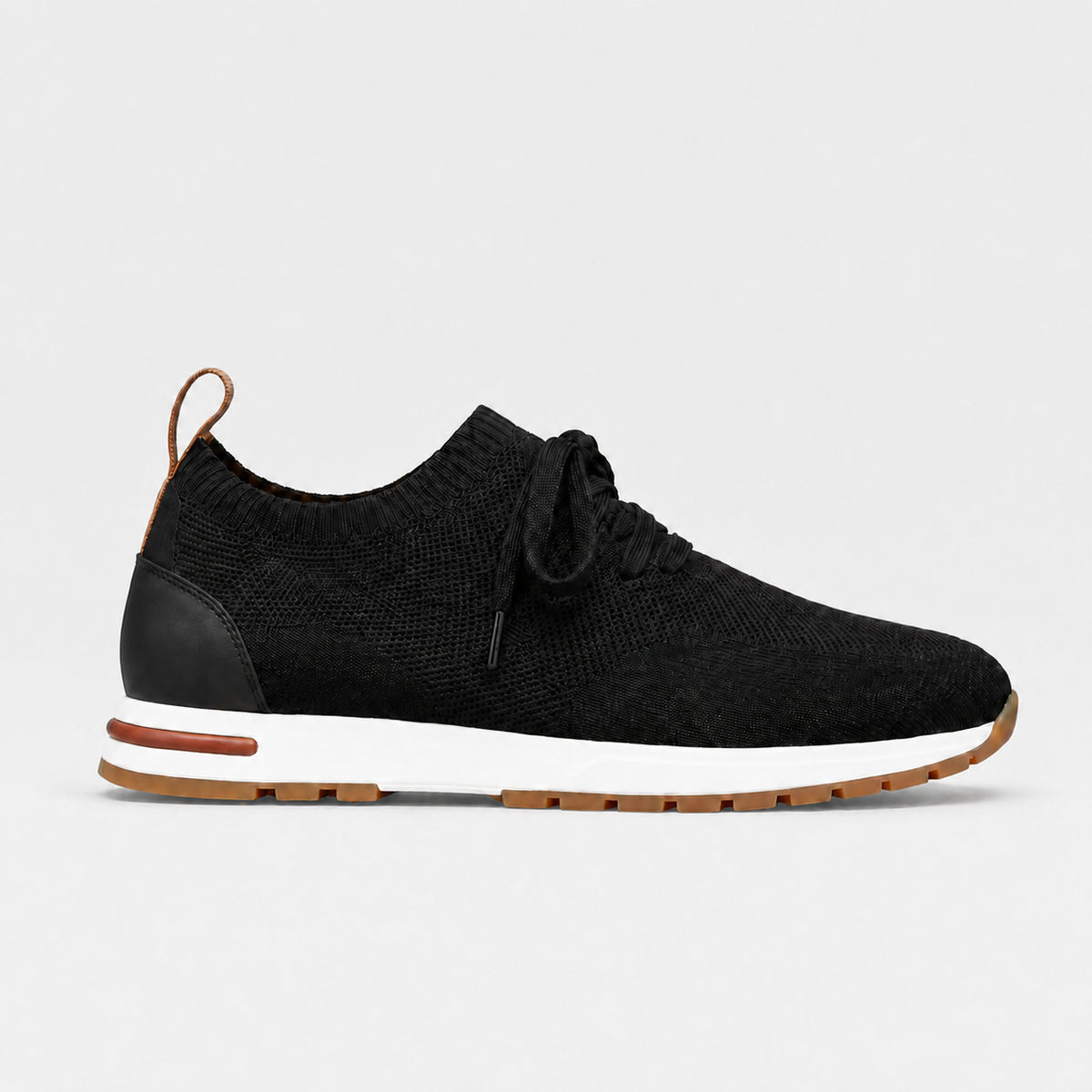 Mayfair | Men's Knit Sock Trainers – Lace-Up Smart-Casual Sneakers