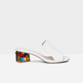 Charlotte | Women's Block Heel Slide Sandals Elegant Style