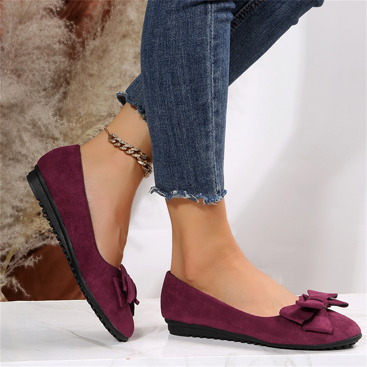 Guinevere | Women's Cushioned Flat Shoes - Everyday Casual Comfort Shoes