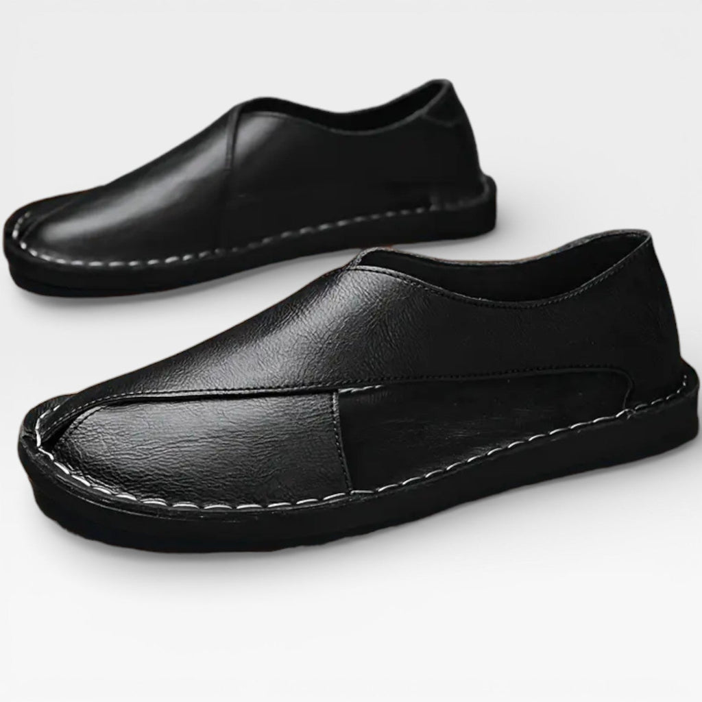 Marcus | Men's Leather-Look Sandals - Smart-Casual Summer Shoes
