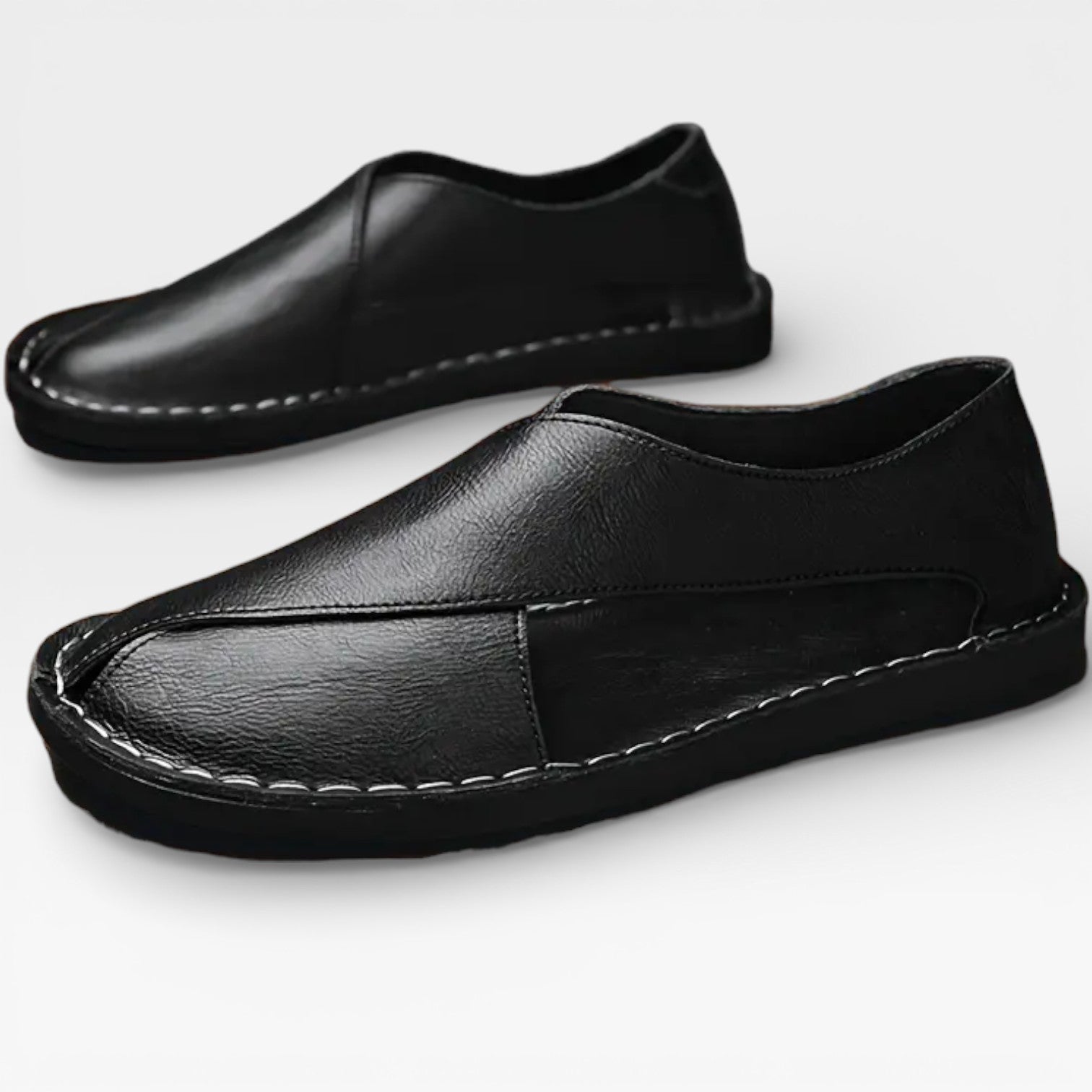 Marcus | Men's Leather-Look Sandals - Smart-Casual Summer Shoes