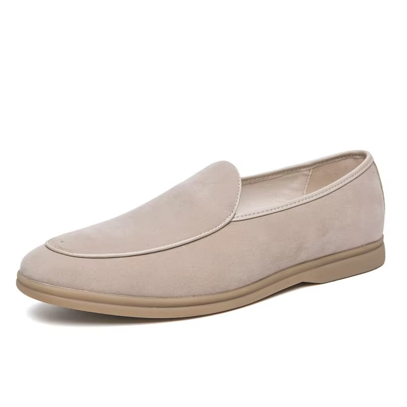 Hugo | Men's Suede Loafers - Smart Casual Slip-On Shoes